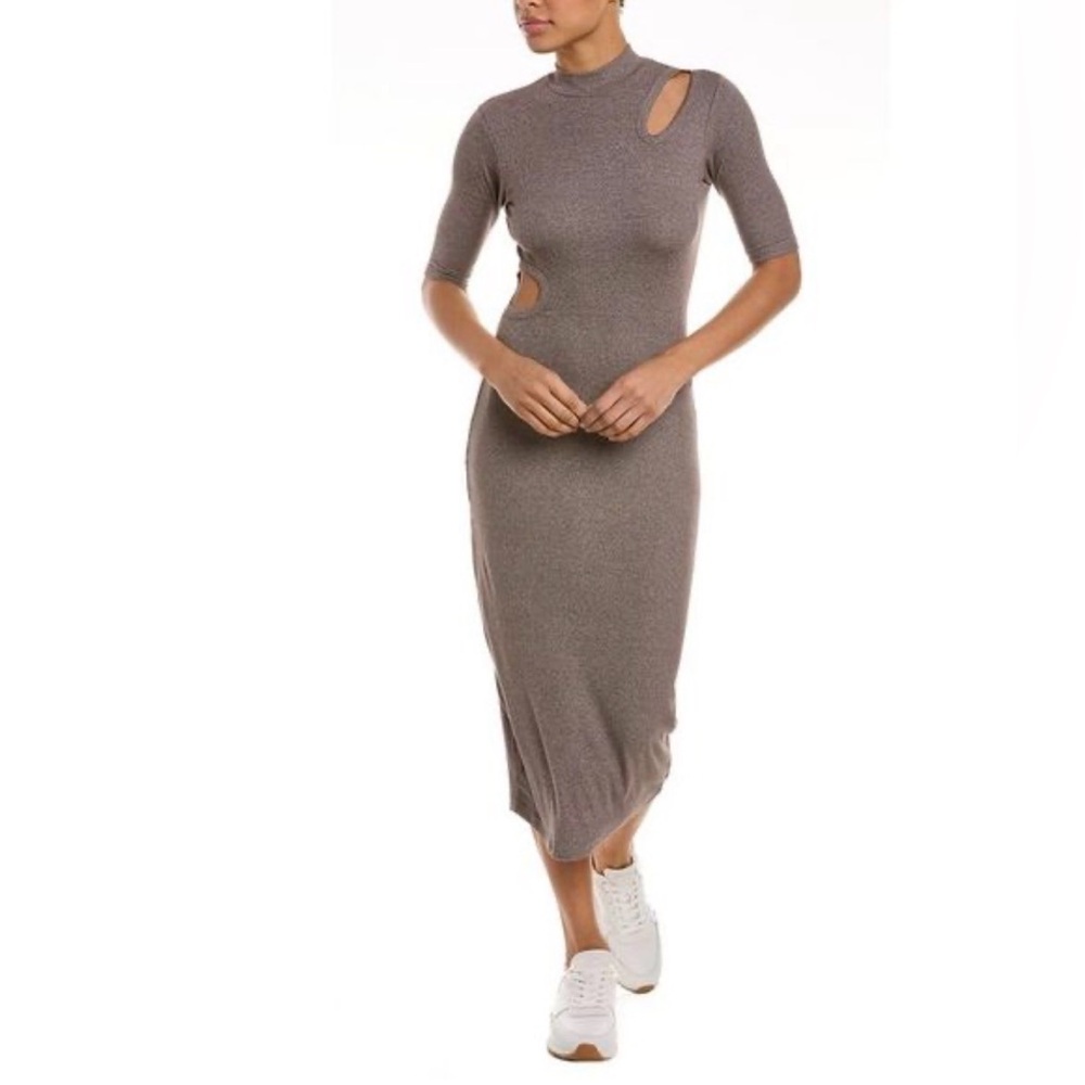 LNA Cut-Out Midi Dress size M